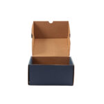 Navy Blue Box Front Open